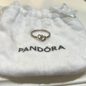 Pandora Heart to Heart Ring